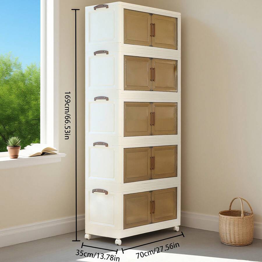 Storage & Organization - خزانة تخزين قابلة للطي والتكديس، متعددة