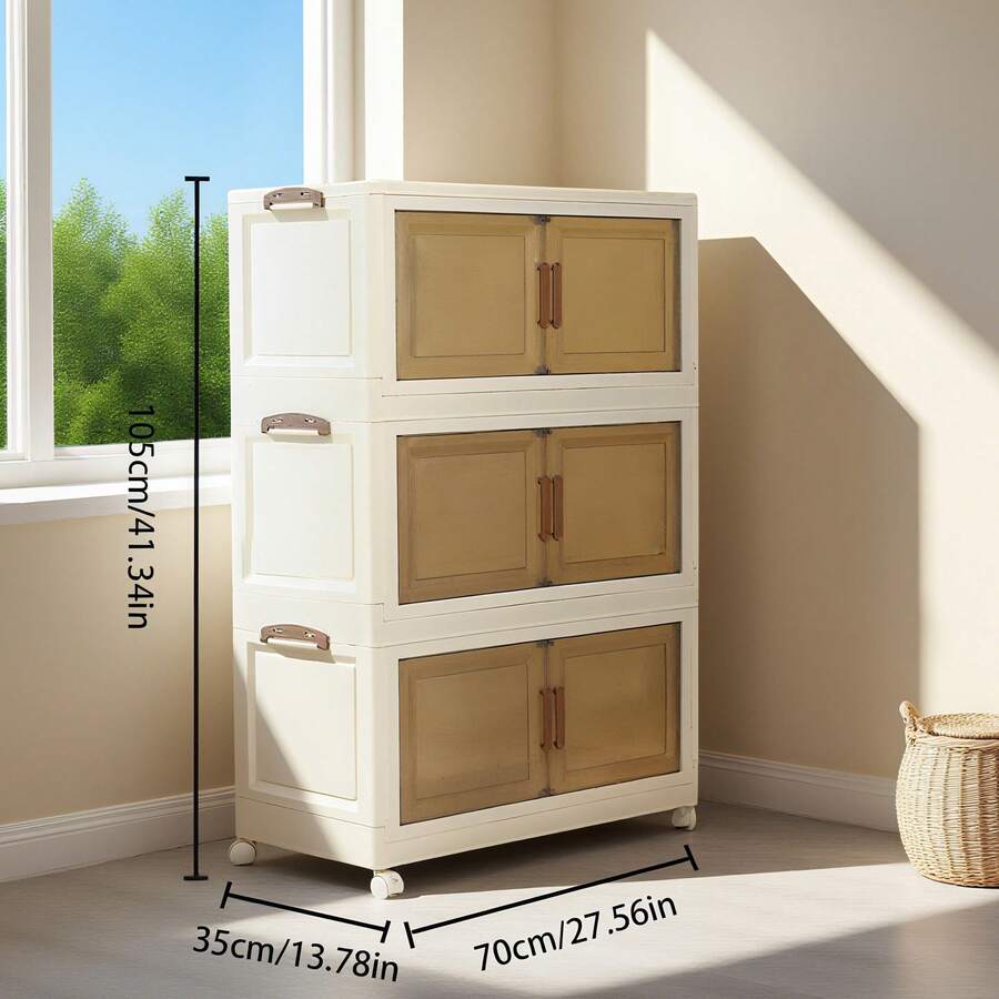 خزانة تخزين قابلة للطي والتكدي - مراجعة Storage & Organization وسعره