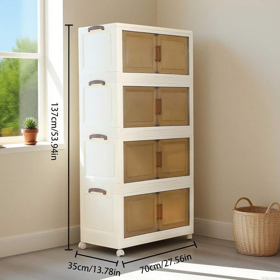 خزانة تخزين قابلة للطي والتكدي - مراجعة Storage & Organization وسعره