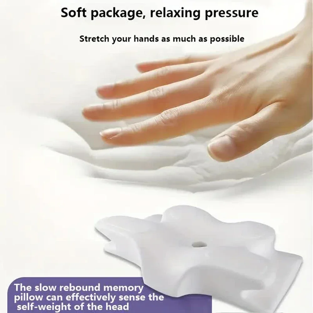 وسائد من الإسفنج الذكي على شكل - مراجعة Memory Foam Orthopedic Pillow Neck Pain وسعره