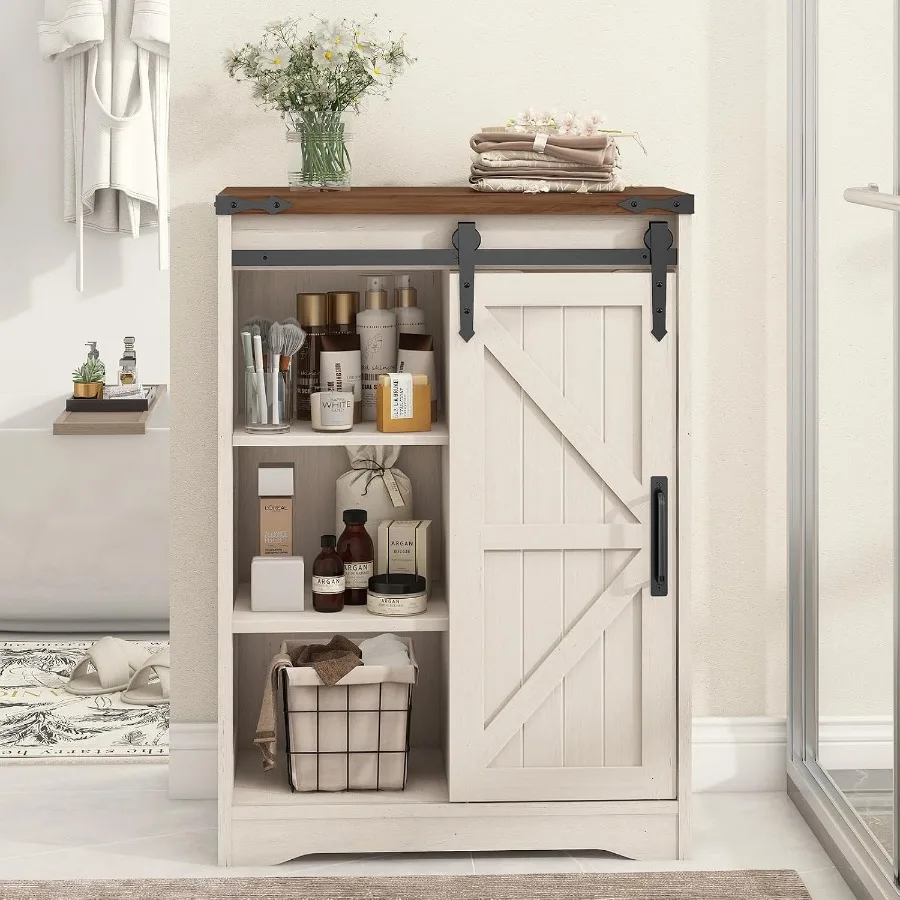 خزانة تخزين للحمام بتصميم ريفي - مراجعة Kitchen وسعره