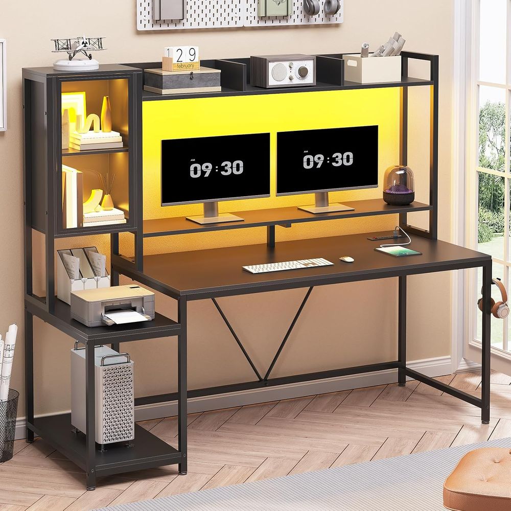 طاولة ألعاب بطول 60 بوصة مع وح - مراجعة Storage & Organization وسعره