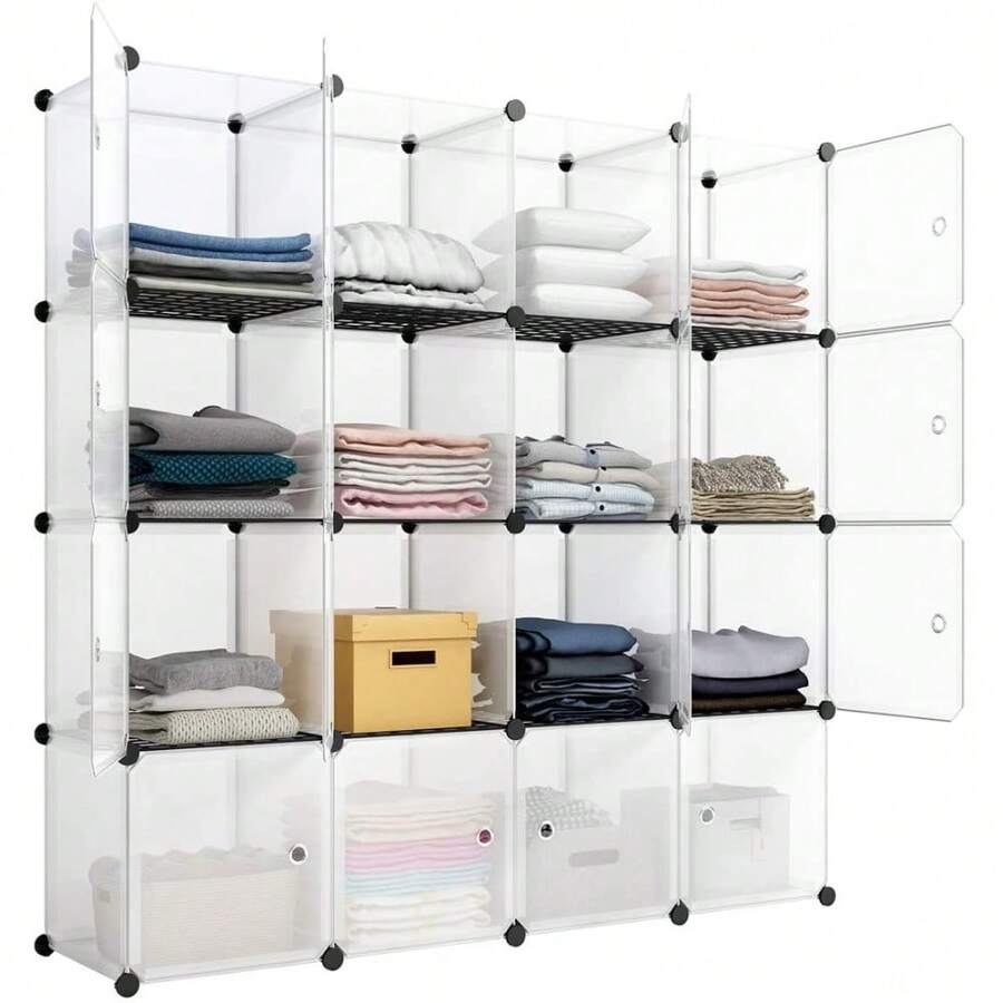 رف تخزين مكعبات 16 قطعة، رفوف  - مراجعة Storage & Organization وسعره
