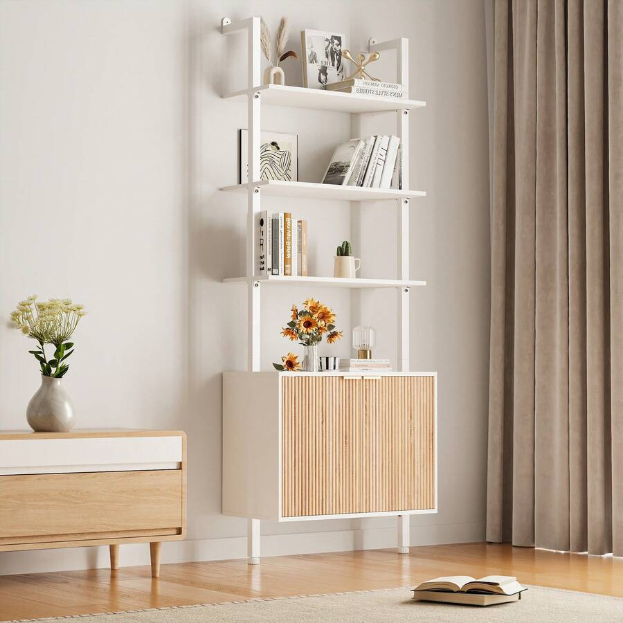 خزانة كتب عصرية أنيقة بتصميم س - مراجعة Storage & Organization وسعره