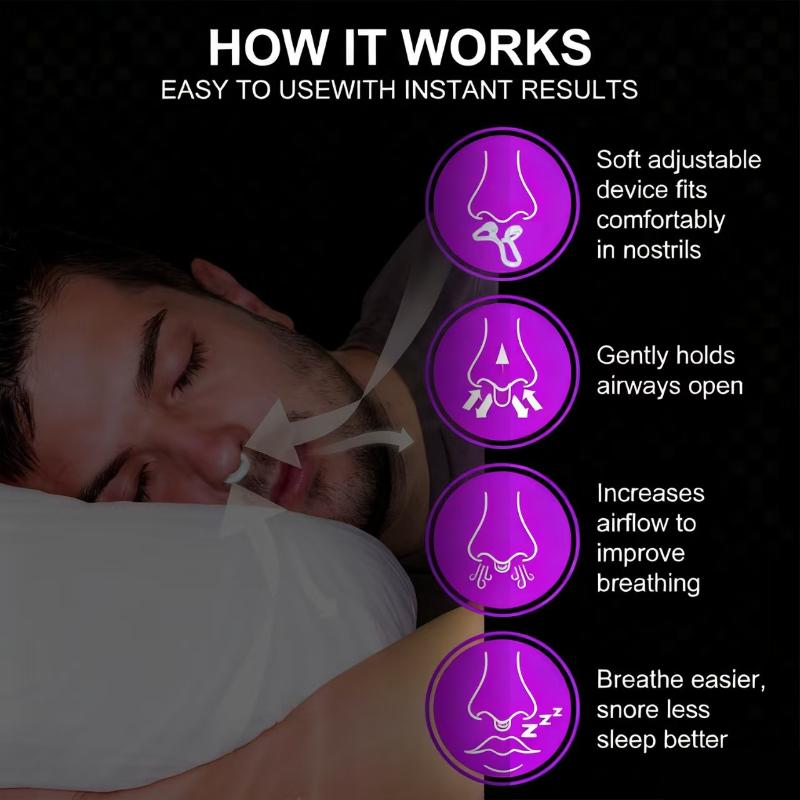 مشبك أنف سيليكون مضاد للشخير،  - مراجعة Anti Snore Contour Pillow وسعره